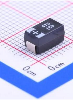 6TPB470M 钽电容 470uF ±20% 6.3V MSL=3拆包后请尽快使用