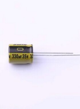 LKME1251V331MF 直插铝电解电容 330uF ±20% 35V 插件,D10xL12.5