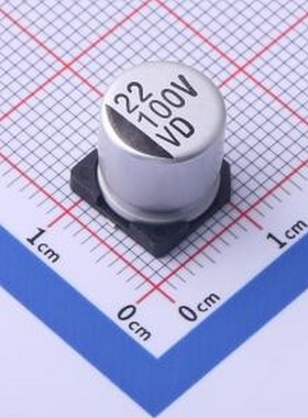 VD2A220MG105000CE0 贴片型铝电解电容 22uF ±20% 100V SMD,D10x