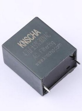 82CB0354 聚丙烯膜电容(CBB) 4.7uF ±5% 300V 插件,P=27.5mm