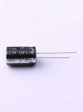 HCAP-C 2R7 126 超级电容器 12F10%~+30% 2.7V 插件,P=5mm