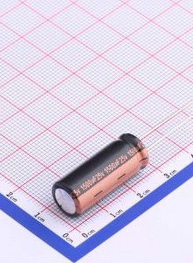 RXK152M1EBKF1025 直插铝电解电容 1500uF ±20% 25V 插件,D10xL2