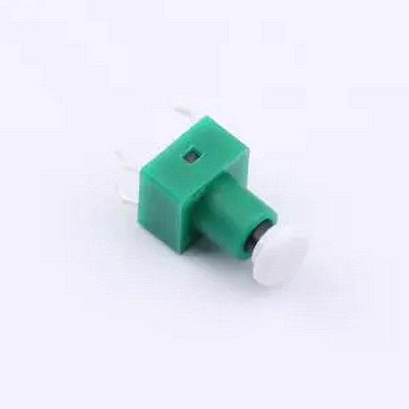 TSA06141-135B332CA-3C3E 6*6*13.5φ6*1白帽绿护套轻触开关 DIP-