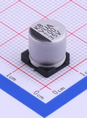 VUA101M1VTR-1010 贴片型铝电解电容 100uF ±20% 35V SMD,D10xL1