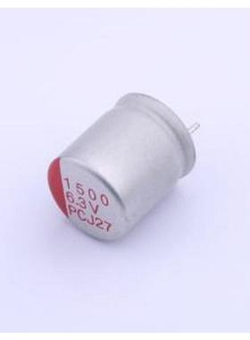PC0J152MG120Z30CR0 固态电容 1500uF ±20% 6.3V 插件,D10xL12mm