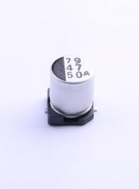 50CE47AX 贴片型铝电解电容 47uF ±20% 50V SMD,D6.3xL7.7mm