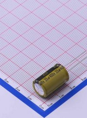 LKML2002G330MF 直插铝电解电容 33uF ±20% 400V 插件,D12.5xL20