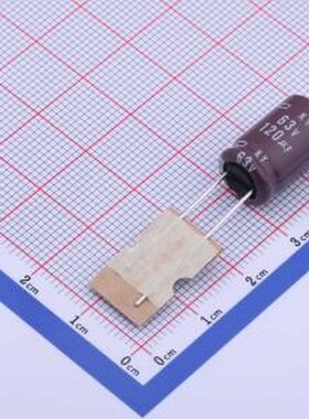 EKY-630ETD121MJ16S 直插铝电解电容 120uF ±20% 63V 插件,D10xL