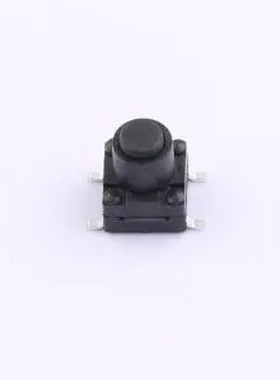 TSX06352-080D334DA-R0700 6*6*8编带防水轻触开关180gf黑护套 SM