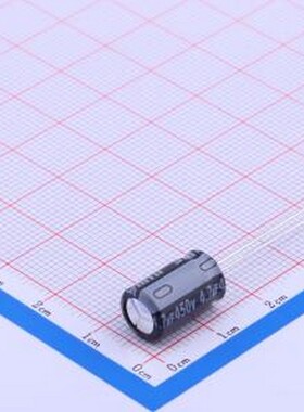 PKCD12W4R7MF 直插铝电解电容 4.7uF ±20% 450V 插件,D8xL12mm