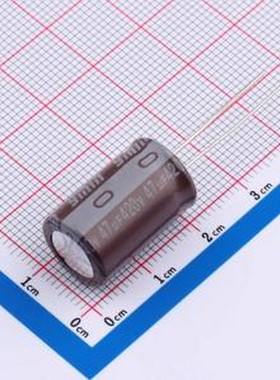 KCML2002T470MF 直插铝电解电容 47uF ±20% 420V 插件,D12.5xL20