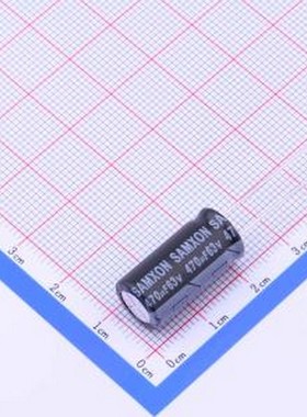 EGY477M1JG20RR 直插铝电解电容 470uF ±20% 63V 插件,D10xL20mm