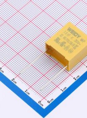 W42Q3105KM8L00A0W0 安规电容 1uF ±10% 310V 等级:X2 插件,P=15