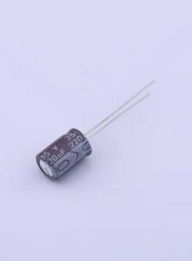 01EC1085 直插铝电解电容 220uF ±20% 35V 插件,D8xL12mm