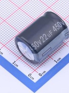 EWH2WM220L20C33T 直插铝电解电容 22uF ±20% 450V 黑色 PET 插