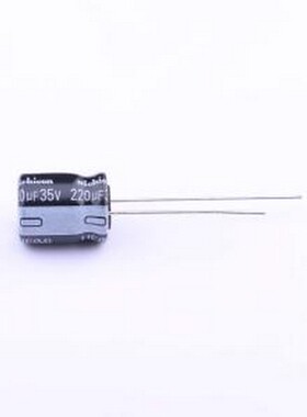 UHE1V221MPD6 直插铝电解电容 220uF ±20% 35V 插件,D10xL12.5mm