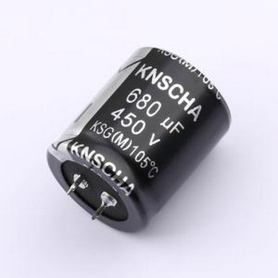 LSG450M687T403S1AA 牛角型电解电容 680uF ±20% 450V 插件,D35x