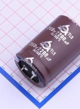 TLS250V2200M35*50 V 牛角型电解电容 2200uF ±20% 250V 插件,D3