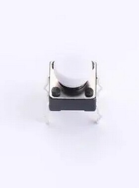 TSA06121-065D312CA-002E 6*6*6.5 φ5*1白帽轻触开关180gf 插件-