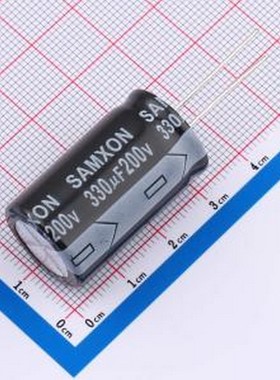 ERT337M2DL30RR 直插铝电解电容 ERT337M2DL30RR 插件,D18xL30mm