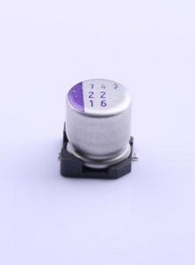 16SVP22M 固态电容 22uF ±20% 16V SMD,D5xL5.9mm