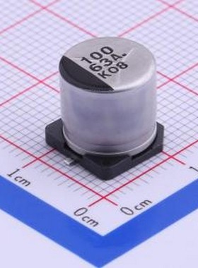EEE1JA101P 贴片型铝电解电容 100uF ±20% 63V SMD,D10xL10.2mm