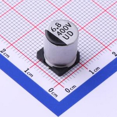 UD2G6R8M1012 贴片型铝电解电容 6.8uF ±20% 400V SMD,D10xL12.5
