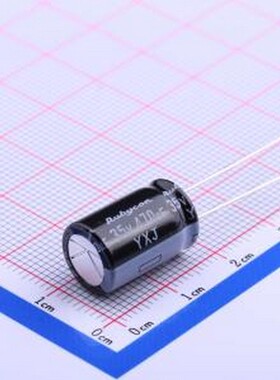 35YXJ470M10x16 直插铝电解电容 470uF ±20% 35V 插件,D10xL16mm