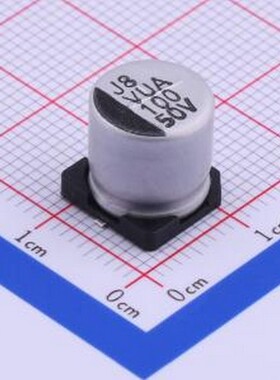 VUA101M1HTR-1010 贴片型铝电解电容 100uF ±20% 50V SMD,D10xL1