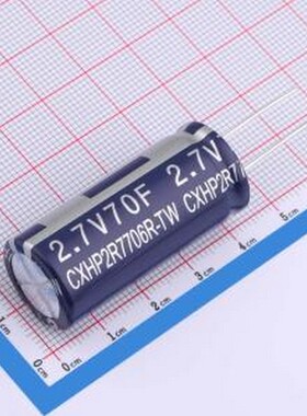 CXHP-2R7706R-TW 超级电容器 70F ±20% 2.7V 插件,18x40mm