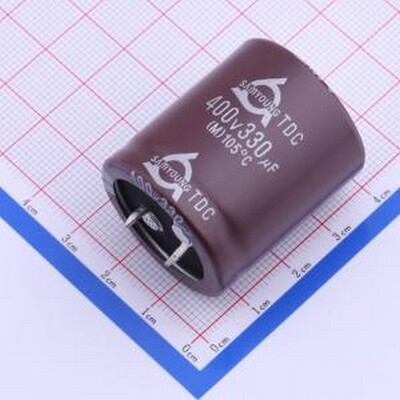 TDC 400V330 30*35 牛角型电解电容 330uF ±20% 400V 插件,D30xL