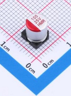 118EC245 固液混合铝电解电容器 100uF ±20% 25V SMD,D6.3xL7.7m