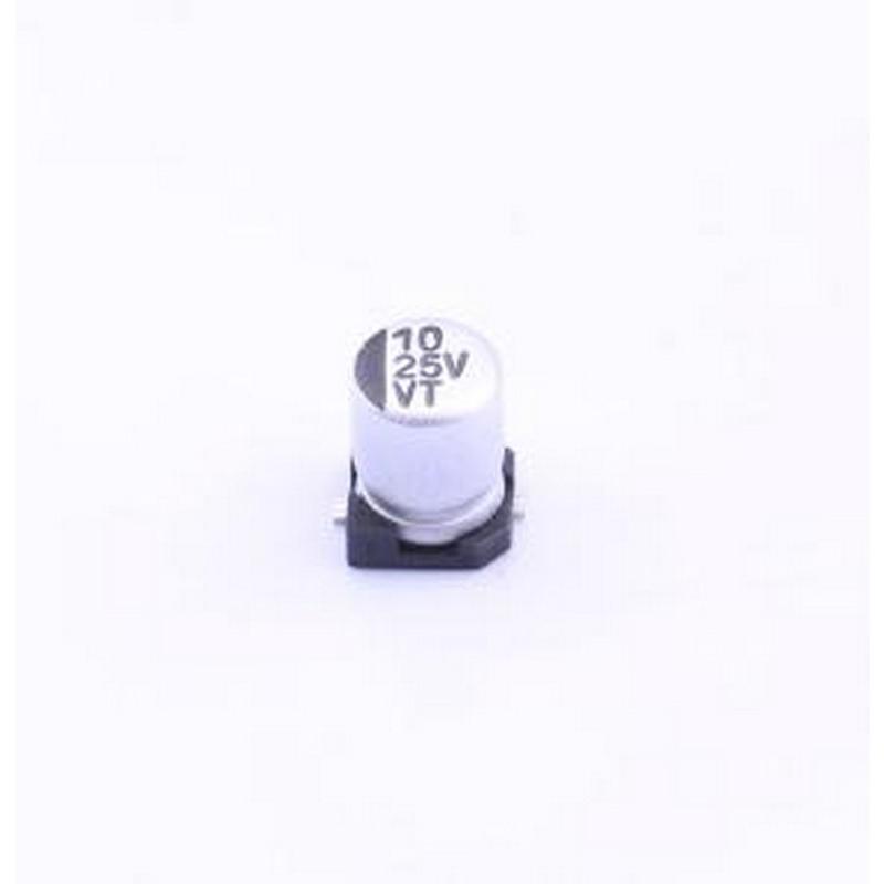 VT1E100MB054000CE0 贴片型铝电解电容 10uF ±20% 25V SMD,D4xL5