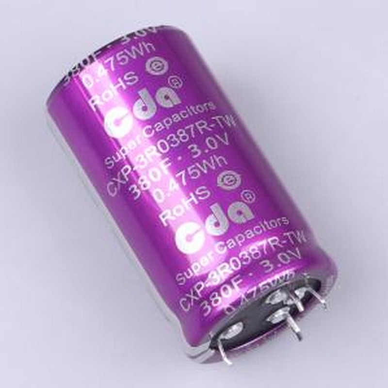 CXP-3R0387R-TW-S4 超级电容器 380F10%~+30% 3V 插件