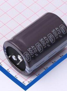 LSG471M2H--A3550ACS 牛角型电解电容 470uF ±20% 500V 插件,D35
