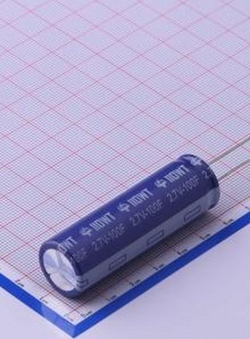 WTR2V7100FZ-1860L 超级电容器 100F10%~+30% 2.7V 插件,P=7.5m