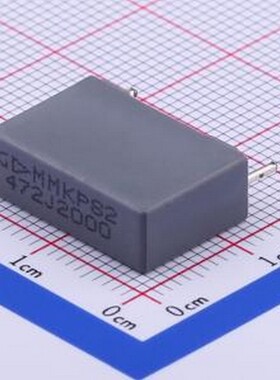 C823D472J60Q350 聚丙烯膜电容(CBB) 4.7nF ±5% 2kV 插件,P=15mm