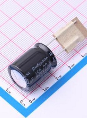 450BXC22MEFCGC16X20 直插铝电解电容 22uF ±20% 450V 插件,D16x