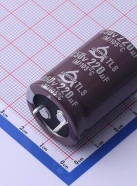 TLS450V220M25.4*35 V 牛角型电解电容 220uF ±20% 450V 插件,D2