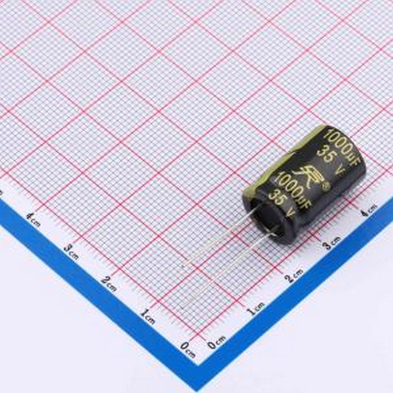 EH1V102M1321EBH1B0LC 直插铝电解电容 1000uF ±20% 35V 插件,D1