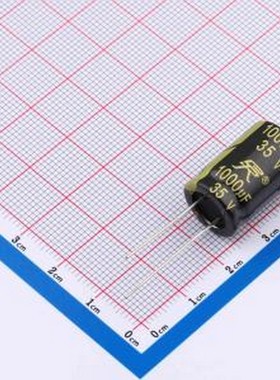 EH1V102M1321EBH1B0LC 直插铝电解电容 1000uF ±20% 35V 插件,D1