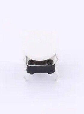 TSA06131-075B332CA-006E 6*6*7.5φ8*1白帽轻触开关 插件-4P,6.1