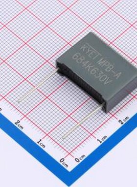 MPBA684K2J2001 聚丙烯膜电容(CBB) 680nF ±10% 630V 插件,P=20m