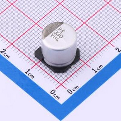 EMHL350ARA331MJA0G 贴片型铝电解电容 330uF ±20% 35V SMD,D10x