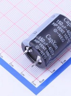 HP151M400M310A 牛角型电解电容 150uF ±20% 400V 插件,D22xL31m