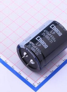 LP2W471MS450S68CV0 牛角型电解电容 470uF ±20% 450V 插件,D35x