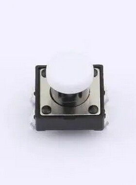 TSA12111-100B512CA-001E 12*12*10φ8*1白帽轻触开关 插件-4P,11