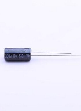 PKCC21A331MF 直插铝电解电容 330uF ±20% 10V 插件,D6.3xL12mm