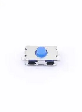 TVBF22-026BU-R 一型常闭/平脚/2.6H/180gf/黑底蓝钮/编带 SMD,6x