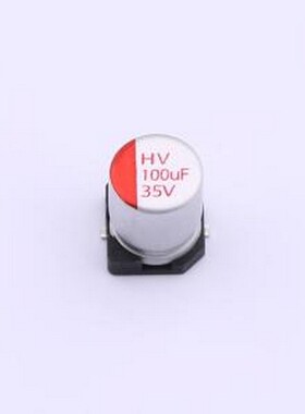HV1V107M0607PZ 固态电容 100uF ±20% 35V SMD,D6.3xL7.7mm